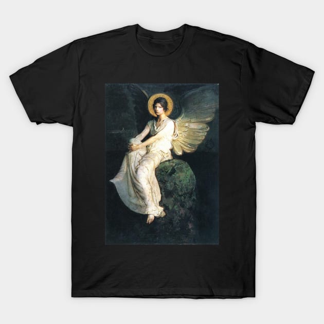 Angel Waiting Heaven Sent 108 T-Shirt by hispanicworld